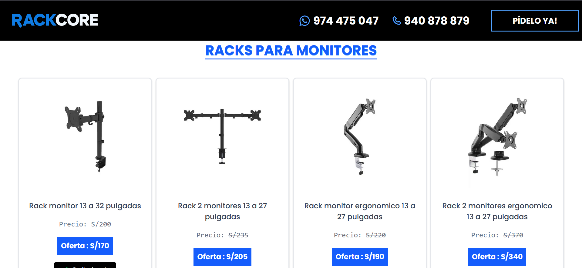 racks tv captura pagina